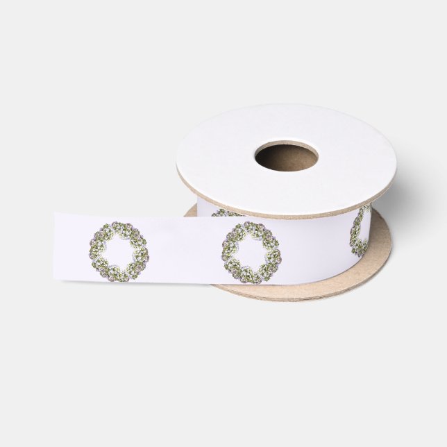 Ruban En Satin Couronne d'Hydrangea (Bobine)