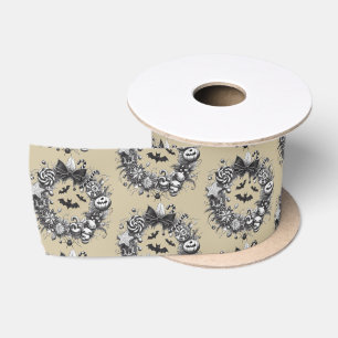 Ruban En Satin Couronne Macabre