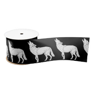 Ruban En Satin Coyote hurlant Thunder_Cove