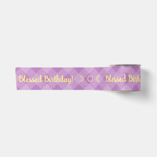 Ruban En Satin Créez votre propre En vichy Lilac Purple