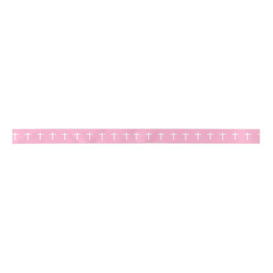 Ruban En Satin Croix blanche