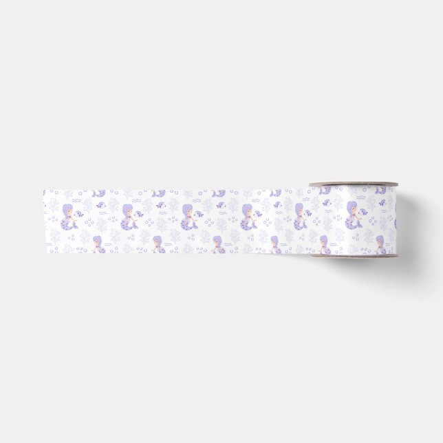 Ruban En Satin Cute Mermaid Adventure (Devant)