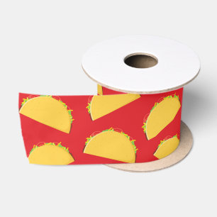 Ruban En Satin Cute Taco Enfants 1er anniversaire fête Nourriture