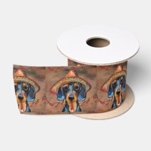 Ruban En Satin Dachshund Cinco de Mayo