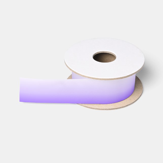 Ruban En Satin Dégradé Ombre violet (Bobine)