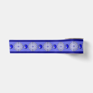 Ruban En Satin Dentelle en céramique Bleu de Grèce