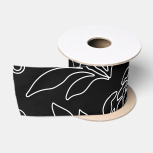 Ruban En Satin Design floral 31