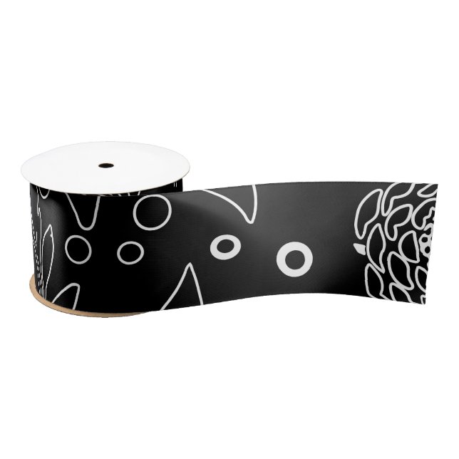 Ruban En Satin Design floral 31 (Bobine)