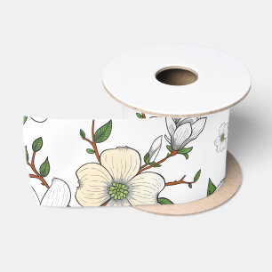 Ruban En Satin Design floral 7