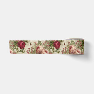 Ruban En Satin Design floral romantique