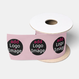 Ruban En Satin Design Promotionnel Personnalisable Dusty Rose ros