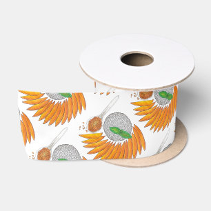 Ruban En Satin Dessert De Riz Sticky Mango Cuisine Thaïlandaise