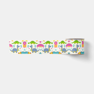Ruban En Satin Dinosaure