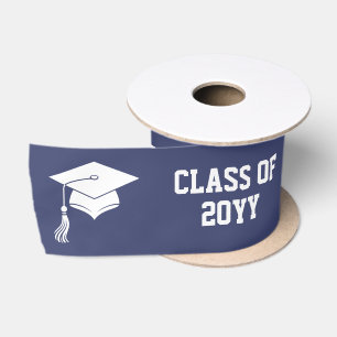 Ruban En Satin Diplôme personnalisé Chapeau de graduation et glan