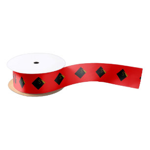 Ruban En Satin Diplôme Rouge