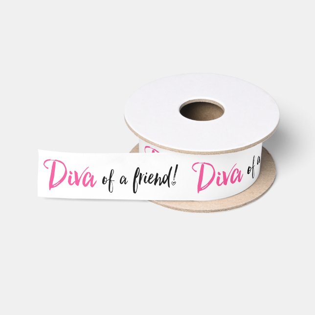 Ruban En Satin DIVA d'un ami (Bobine)