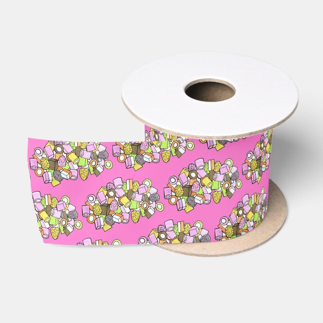 Ruban En Satin Dolly Mixte Royaume-Uni Fondant Confection Candy (Bobine)