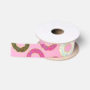 Ruban En Satin Donut Kid's Birthday Party mite