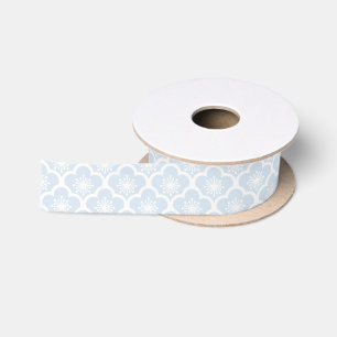 Ruban En Satin Douce Sakura Neutre - Bleu Poudre