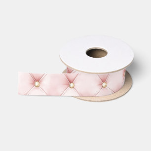 Ruban En Satin Douceur Rose Doré Touffes Lancement de Mariée