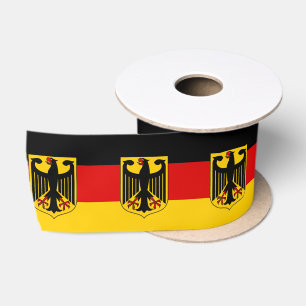 Ruban En Satin Drapeau allemand et aigle Allemagne Voyage, vacanc