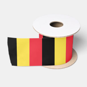 Ruban En Satin Drapeau belge