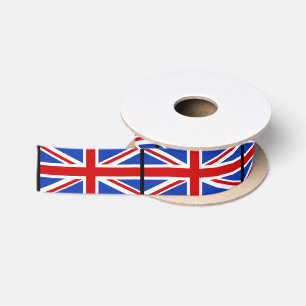 Ruban En Satin Drapeau britannique du Royaume-Uni