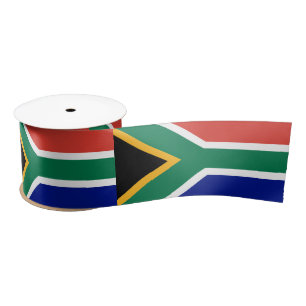 Ruban En Satin Drapeau d'Afrique du Sud