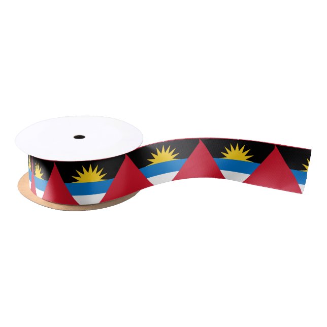 Ruban En Satin Drapeau d'Antigua-et-Barbuda (Bobine)