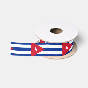 Ruban En Satin Drapeau de Cuba