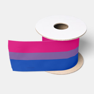 Ruban En Satin Drapeau de fierté bisexuelle SlipperyJoe's lavande