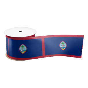 Ruban En Satin Drapeau de Guam