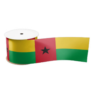 Ruban En Satin Drapeau de Guinée-Bissau