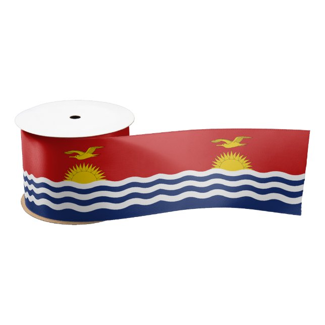 Ruban En Satin Drapeau de Kiribati (Bobine)