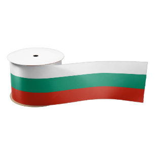 Ruban En Satin Drapeau de la Bulgarie