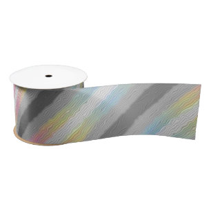 Ruban En Satin Drapeau de la fierté déifluide Abstraite pour le t