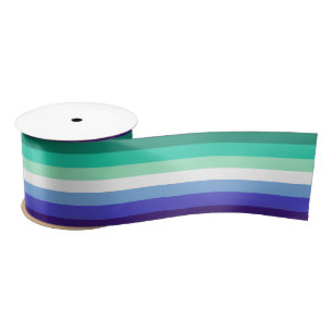 Ruban En Satin Drapeau de la fierté gay trans-inclusive de Slippe