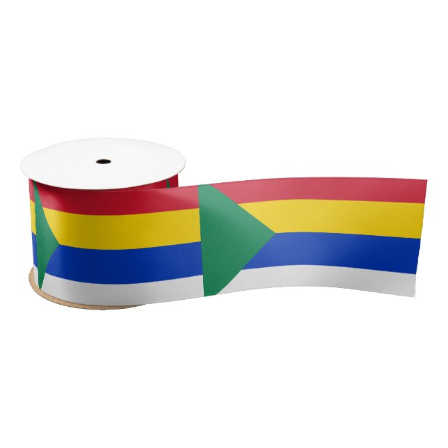 Ruban En Satin Drapeau de la religion druze (Bobine)