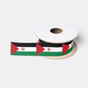 Ruban En Satin Drapeau de la République démocratique arabe sahrao
