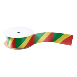 Ruban En Satin Drapeau de la République du Congo