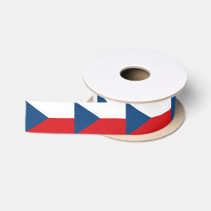 Ruban En Satin Drapeau de la République tchèque