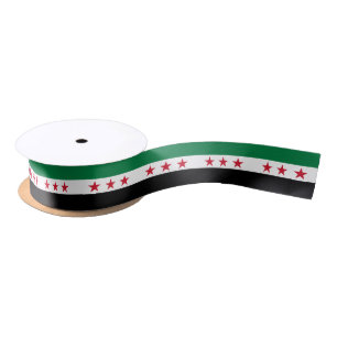 Ruban En Satin Drapeau de la Syrie