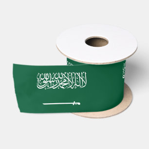 Ruban En Satin Drapeau de l'Arabie saoudite