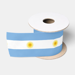 Ruban En Satin Drapeau de l'Argentine