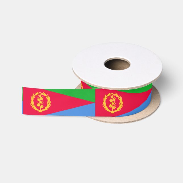Ruban En Satin Drapeau de l'Érythrée (Bobine)
