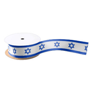 Ruban En Satin Drapeau de l'état d'Israël