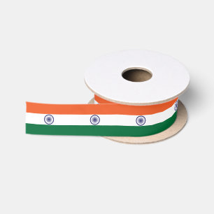 Ruban En Satin Drapeau de l'Inde