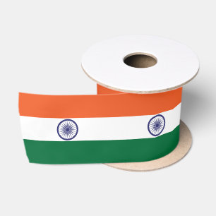 Ruban En Satin Drapeau de l'Inde