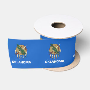 Ruban En Satin Drapeau de l'Oklahoma