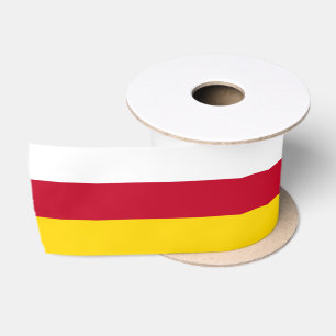 Ruban En Satin Drapeau de l'Ossétie du Nord